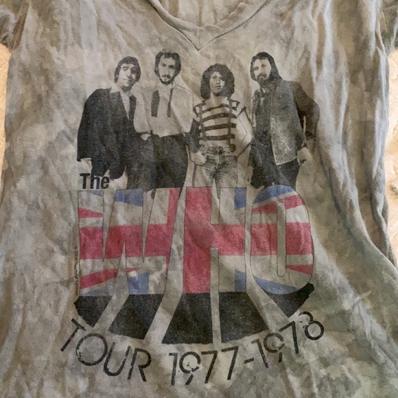 Classic rock The Who logo washed tee - Picture 2 of 5